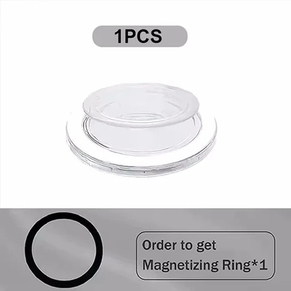Magnetic Folding Mobile Phone Grip Holder Socket Pocket Support for Magsafe IPhone Mac Samsung Safe Ring Finger Expanding Stand