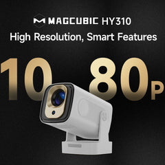 Magcubic HY310 1080P 330ANSI Android11 Mini Projector Auto Focus 4K Native 5W Speaker Air Mouse Voice Assistant Upgrated HY300