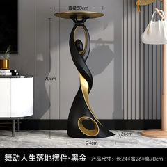 Creative Designer Furniture Home Decor Art Abstract Sofa Side Table Light Luxury Living Room Porch Decor Corner Table Storage Living Room Furniture