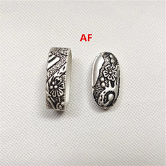 New Sword Handle Tsuka Alloy Fuchi Kashira For Japanese Samurai Katana Wakizashi Sword Fittings