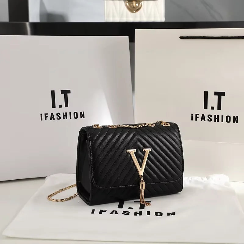 HOMEFISH Embroidery Women Crossbody Bag Thread Luxury Handbag Shoulder Bags Brand Sequined Tassel Clutch Small Bag