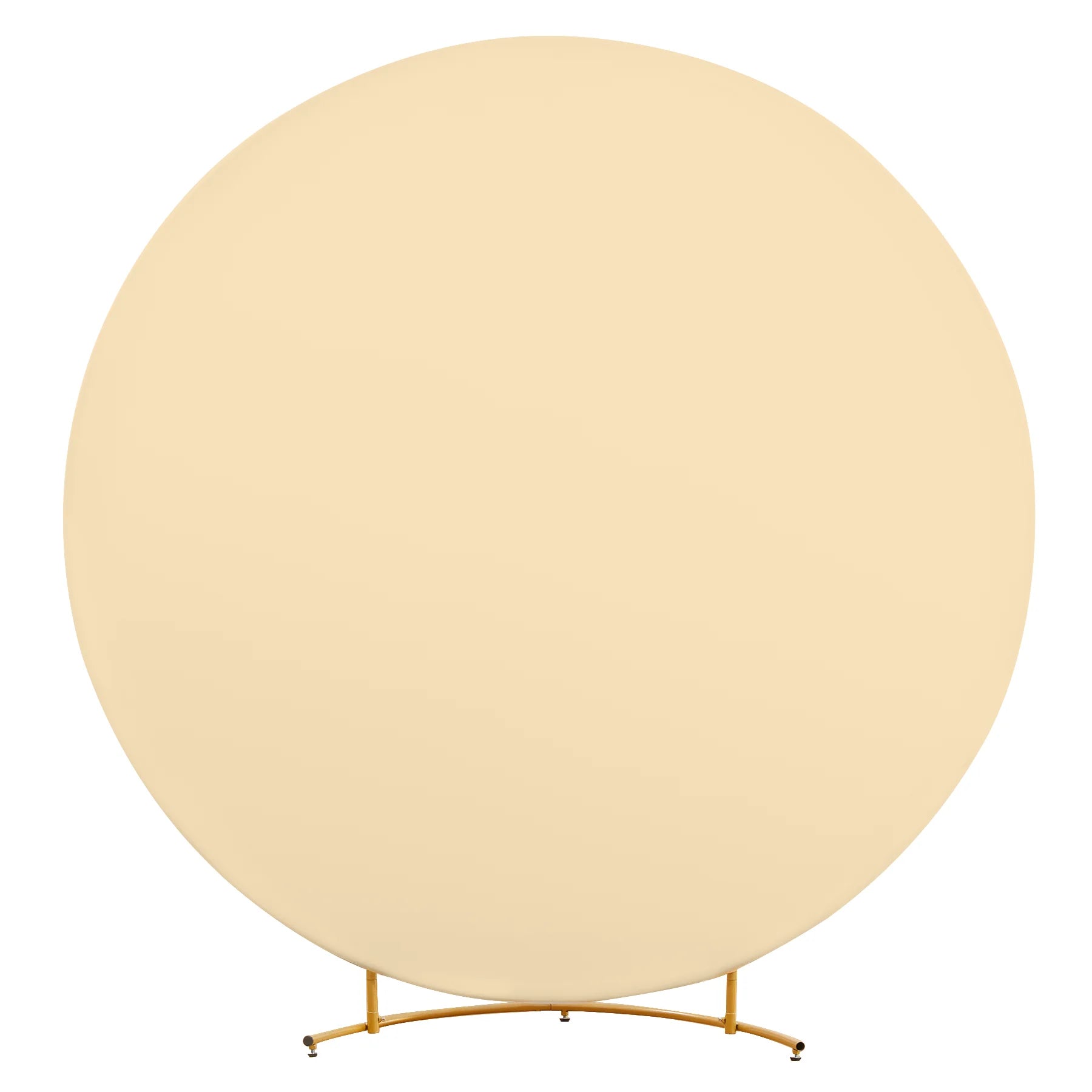 Champagne Round Photography Backdrop Cloth Cover Baby Shower Birthday Party Wedding Decor Photo Backdrop Cloth Circle Background