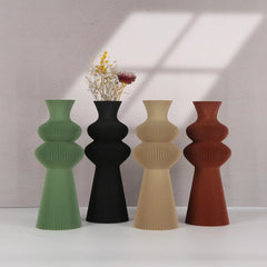 One modern and minimalist plastic vase, suitable for living rooms, studies, offices or exhibition halls, and is very suitable fo
