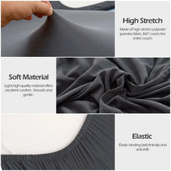 Waterproof Sofa Cushion Covers Non-slip Silky Sofa Seat Covers Furniture Protector Soft Stretch Sofa Cover For Living Room Hotel