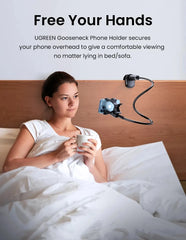 90cm Phone Holder Stand Lazy Bracket Headrest Bed 360 Flexible Long Arms Clamp Mount For iPhone Samsung and 3.5~6.7" Device