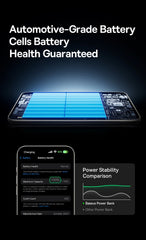 Baseus 5000mAh Magnetic Power Bank 15W Wireless 20W Wired Charging Thin Card-Sized Slim Portable Powerbank for iPhone 17 Samsung
