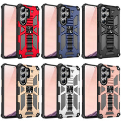 Camouflage Anti Shock Case for Samsung galaxy S26 Ultra S25 FE S24 A56 A16 A17 A37 A57 Military Armor Built-in Kickstand Cover