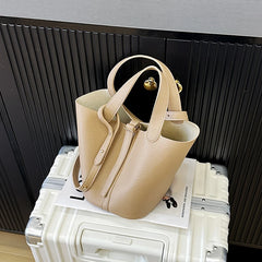 2-Piece PU Leather Tote & Crossbody Bag Set for Women