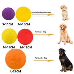 OUZEY Bite Resistant Flying Disc Toys For Dog Multifunction Pet Puppy Training Toys Outdoor Interactive Game Pet Dogs Products Pet Shop