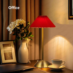 LED Table Lamp Touch Sensor Rechargeable Desktop Night Light Wireless Reading Lamp For Restaurant Hotel Bar Bedroom Decor Light