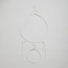 Women’s Silver Plated Star Necklace & Bracelet Set