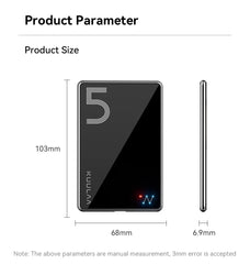 KUULAA Magnetic Power Bank 5000mAh Magnetic Wireless Phone Charger External Battery 20W Fast Charging For iPhone 17 16 PowerBank