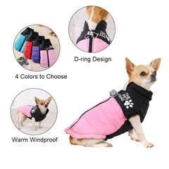 Warm Winter Pet Clothes Windproof Dog Jacket Coat For Small Big Dogs Labrador Costume French Bulldog Golden Retriever Outfits