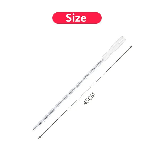 Pipe Dredging Brush Bathroom Hair Sewer Sink Cleaning Brush Drain Cleaner Flexible Cleaner Kitchen Clog Plug Hole Remover Tool Kitchen Tools, Kitchen Cleaning