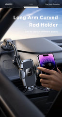 Joyroom 360° Long Arm Car Phone Holder Universal Air Vent GPS Stand Rotating Dashboard Mobile Cell Support For iPhone Samsung