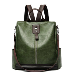 Female Backpack Multifunction PU Leather School Bag Women Shoulder Bag Travel Back Pack Mochila Feminina