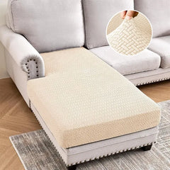 Jacquard Stretch Sofa Cushion Covers Soft Pure Sofa Seat Slipcover for Home Hotel Washable Elastic L-Shaped furniture Protector