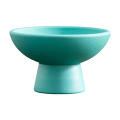 Round Ceramic Flowerpot Multipurpose Lightweight Modern Decorative Flower Vase Floral Art Supplies for Cafe Courtyard Desktop Home Decor