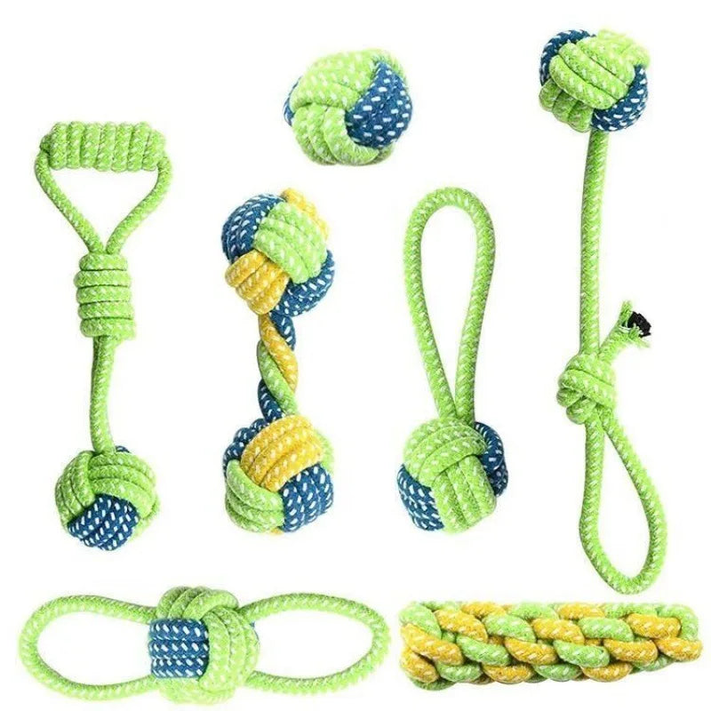 Pet Dog Toys for Large Small Dogs Toy Interactive Cotton Rope Mini Dog Toys Ball for Dogs Accessories Toothbrush Chew Puppy Toy Pet Shop