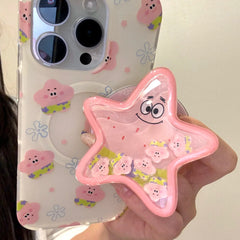 Ins New Pink Starfish Magnetic Phone Holder For Magsafe iPhone 17 16 15 14 13 Pro Max