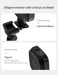 Portable LED Selfie Fill Light Photography Adjustable Brightness Mobile Led Light Clip For Phone Laptop Tablet Meeting Make Up