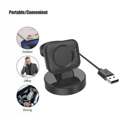 100cm Charger Cord Mobile Phone Holder Cradle Dock Cord Smart Watch Accessories USB Charger Replacement for OPPO Watch 3 Pro/3/2