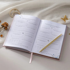 2026 new Elegant Gratitude Diary: Gilded Undated Planner for Mindfulness & Self-Reflection in English
