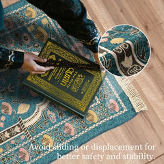 Worship Carpet Kneeling Mat Worship Carpet Hui Worship Felt Prayer Mat  Arabic Machine Washable Ramadan