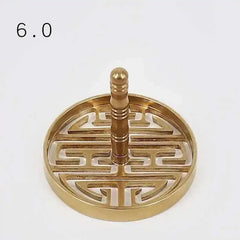 Incense Burner Accessories Copper Metal Lotus Cloud Hollow Out Printing Pressing Equipment Tools Chinese Living Room Incense