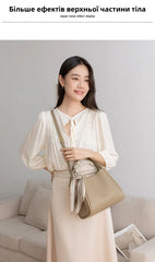 Hong Kong Luxury Genuine Leather Crossbody Bag for Women