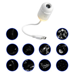 Mini Galaxy Star Projector Two In One Night Light Home Background Atmosphere Light Bedroom Car Decoration Children's Gift