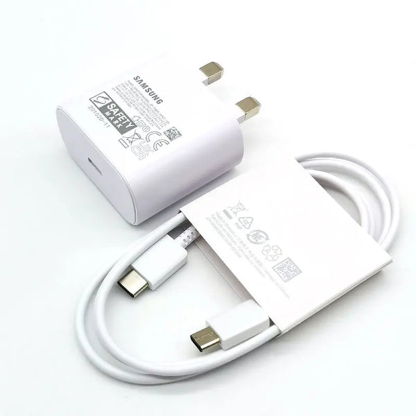 25W UK Plug Super Fast Charger for Samsung Galaxy