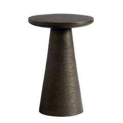 Wabi-sabi round black vintage sofa Console Tables designer creative  small antique coffee table Console Tables