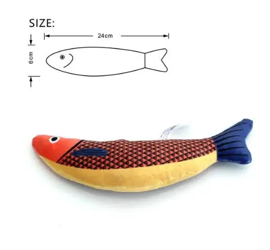 Cat Toys Fish,Teeth Grinding Catnip Toys,Soft and Durable,Kitten Toys Interactive Sounding Cat Chew Bite Plush Toys Cat Supplie Pet Shop, Pet Toys