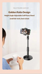 360° Rotatable Weighted Anti -Slip Base Desktop Desk Lazy Foldable Adjustable Flexible Arm Universal Holder For iPhone Samsung