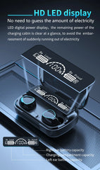 New Arrival M10 Earphone Wireless Headset High Quality Perfect Sound Earbuds Sports Game Music BT Headphone with Power Bank