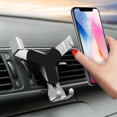 Universal Car Holder For Phone in Car Air Vent Mount Clip Cell Holder Gravity Mobile Phone Stand For iPhone 15 Xiaomi Samsung