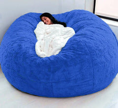 Soft Warm 180*90cm Fur Giant Removable Washable Bean Bag Bed Cover Comfortable Living Room Furniture Lazy Corner Sofa
 Coat