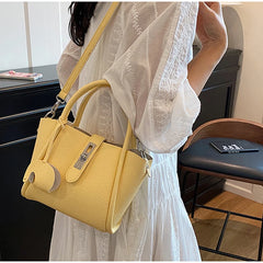 Fashion Leather Tote Bag – Versatile Casual Commuter Bag