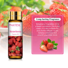 PHATOIL 1/3/9pcs 10ml Sweet Fruit Fragrance Oil For Aromatherapy DIY Candle Cherry Apple Strawberry Mango Coconut Fragrance Oils