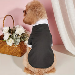 Pet Shirt Small Dog Clothes Wedding Formal Suit With Bow Tie Costume Pet Shop
 Pet Clothing
