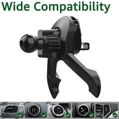 17mm Ball Head Car Air Vent Clip for Car Phone Holder Mount Universal Car Air Outlet Hook Clamp for Mobile Phone GPS Brackets