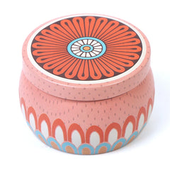 Classic Scented Candles With Candles Jar Vintage Tinplate Box Dried Flowers Fragrance Candle Box Home Decoration Wedding Gift
