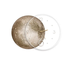LED Moon Wall Clock – Modern Home Decor Wall Decor Clock