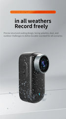 4K pixel cat and dog pet camera, mini thumb camera, outdoor bicycle camera, motorcycle wide-angle camera, portable helmet camera