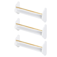 WOLTU 3PCS/Set White Children's Wall Shelves Bookcases Kids Shelf Book Storage for Playroom Baby's Room Organizer Home Decor