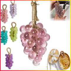 Handmade Grape Soap on a Rope, Grape Soap, Decorative Aromatic Soaps for Washing Hand Wash, Bath, Fresh Air Gift for Men & Women