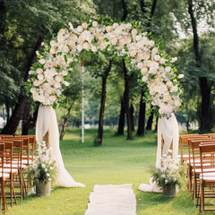 100cm DIY Wedding Flower Wall Decoration Arrangement Supplies Silk Peonies Rose Artificial Floral Row Decor Wed Arch Backdrop Home Decor, Plants & flowers