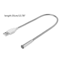 USB Flexible Light Gooseneck Led Glowing Lamp Office Working Writing Reading