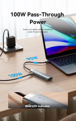 Vention USB C HUB Type C to HDMI 4K60Hz RJ45 PD 100W Adapter For Macbook iPad Pro Air M2 M1 Sumsang PC Accessories USB 3.0 HUB
